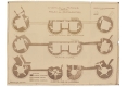 211-HENRI MOREAU 1931 PLAN DES TOURS DU CHATEAU DE PERONNE