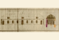210a-CHARLES-LOUIS-DE-MONTLUISANT (ATTRIBUE) ELEVATION ECURIE DU PALAIS DUCAL