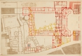 177-PROSPER MOREY-SUPERPOSITRION DES -PLANS-DU-PALAIS-DUCAL-ET-DU-NOUVEAU-LOUVRE